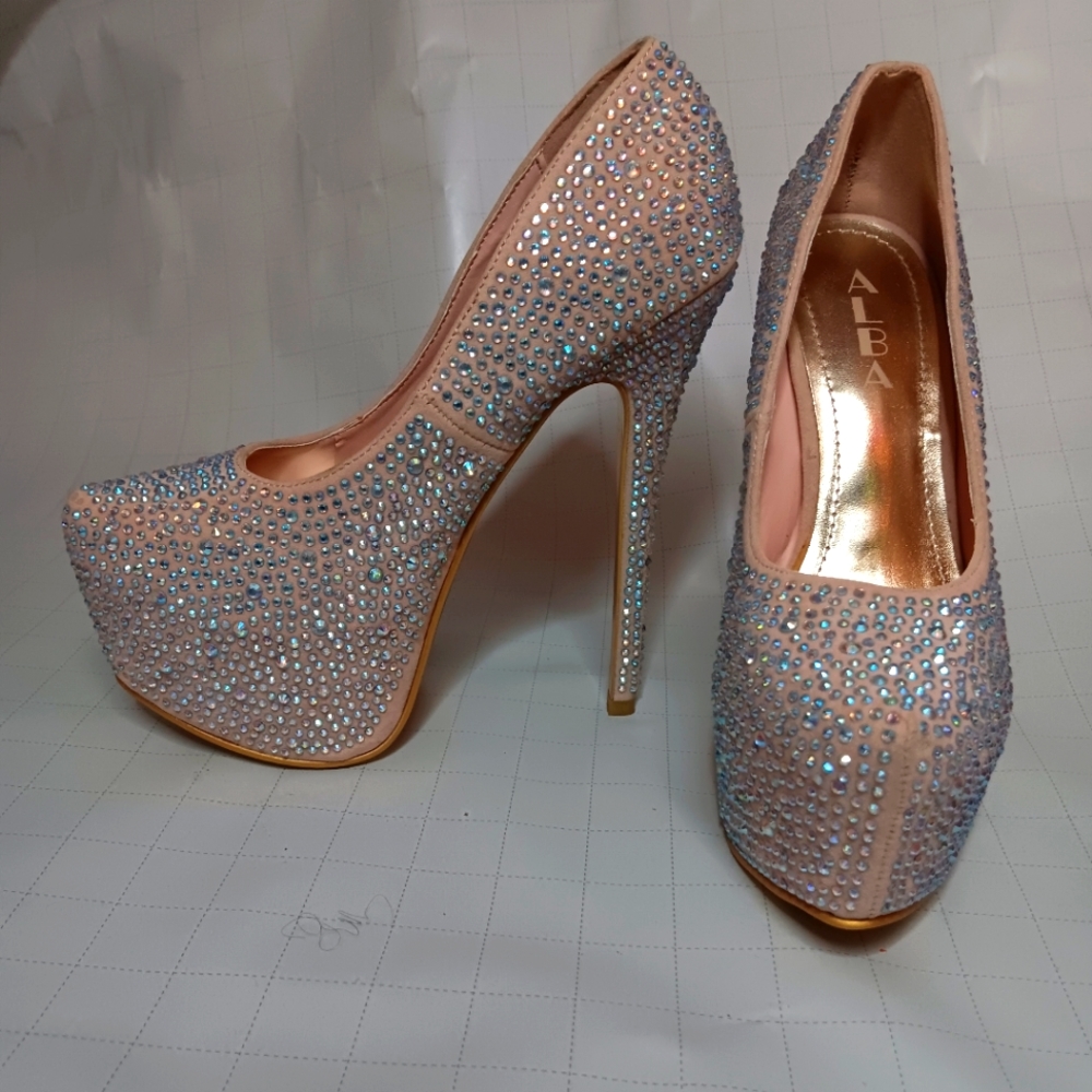 Platform stiletto high heel